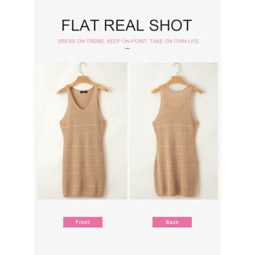 Dokotoo Stylish Crochet Swim Cover-Up for Summer