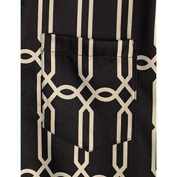 VATPAVE Mens Hawaiian Flamingo Shirts Casual Tropical Short Sleeve Button Down Shirt Summer Beach Shirts Large Black Tiger Print