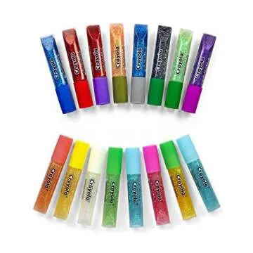 Crayola Glitter Glue Pens - 16 Washable Colors for Kids Art