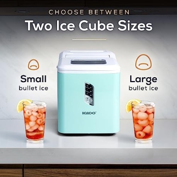 Igloo Portable Ice Maker - 26 lbs Daily, Self-Cleaning, LED Control