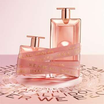 Lancôme​ Idôle Aura Eau de Parfum - Long Lasting Fragrance with Notes of Rose, Jasmine & Salted Vanilla - Sunny & Floral Women's Perfume - 0.85 Fl Oz