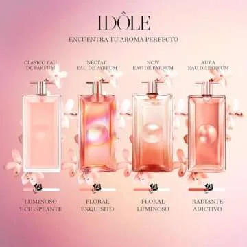 Lancôme​ Idôle Aura Eau de Parfum - Long Lasting Fragrance with Notes of Rose, Jasmine & Salted Vanilla - Sunny & Floral Women's Perfume - 0.85 Fl Oz