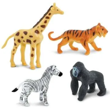 Safari Wild TOOB - 12 Mini Animal Figurines