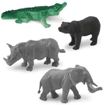 Safari Wild TOOB - 12 Mini Animal Figurines