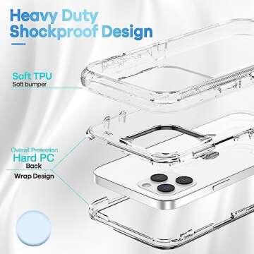 Shockproof ORIbox iPhone 12 & 12 Pro Case - Durable Protection