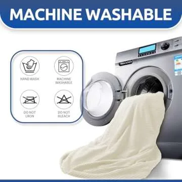 KEKUOU Stretch Single Sofa Slipcover 1 Piece Couch Sofa Cover (32"-55") Furniture Protector 1 Seater Sofa with Elastic Bottom for Kids,Pet.Jacquard Small Checked Pattern Fabric(Small,Beige)