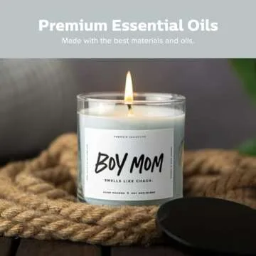 Boy Mom Candle - Relaxing Driftwood Scent for Moms
