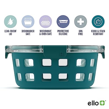 Durable Ello Duraglass Meal Prep Container for Stylish Storage