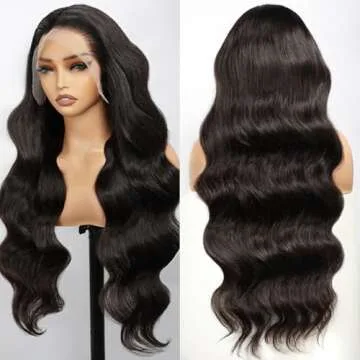 VKVL 28 Inch Body Wave Lace Front Wig Human Hair Quality