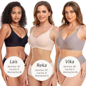 Vinfact Smooth Nursing Bras for Breastfeeding Seamless Maternity Bras for Pregnancy Wireless Bralette with Extra Bra Extender - Large, White