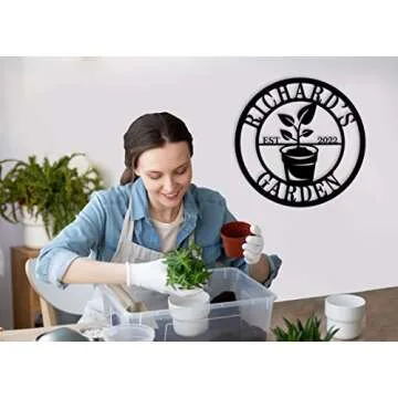 Personalized Garden Signs, Vegetable Garden Sign, Garden Decor for Outside, Garden Signs Decorative ...