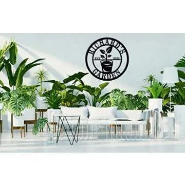 Personalized Garden Signs, Vegetable Garden Sign, Garden Decor for Outside, Garden Signs Decorative Outdoor, Custom Garden Sign, Metal Garden Sign, Funny Garden Signs, Grandmas Garden Sign