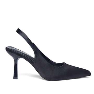 Elegant GENSHUO Slingback Kitten Heels for Women