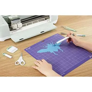 Ecraft Vinyl Weeding Tool Set: Vinyl Weeding Craft Basic kit 5 Pieces Including Tweezers & Spatula & Weeders & Scraper & Scissor for cricut/Silhouettes/Cameos/Weeding Vinyl/Splicing