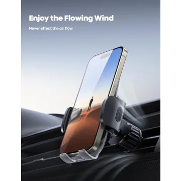 Lamicall Car Phone Mount | Easy Install & Thick Case Friendly