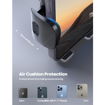 Lamicall Car Phone Mount | Easy Install & Thick Case Friendly