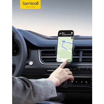 Lamicall Car Phone Mount | Easy Install & Thick Case Friendly