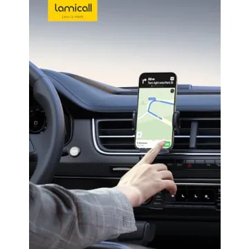 Lamicall Car Phone Mount | Easy Install & Thick Case Friendly