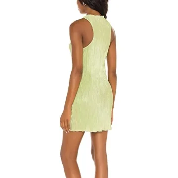 NUFIWI Halter Neck Mini Dress for Summer Style