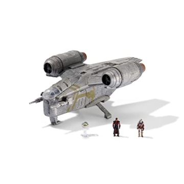 Star Wars Micro Galaxy Squadron Razor Crest Vehicle with Figures