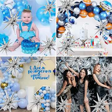 Cadeya Star Balloons for Any Celebration Decoration