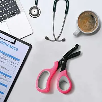 SILUKER Nursing Scissors - 8 Inch Trauma Shears for Healthcare