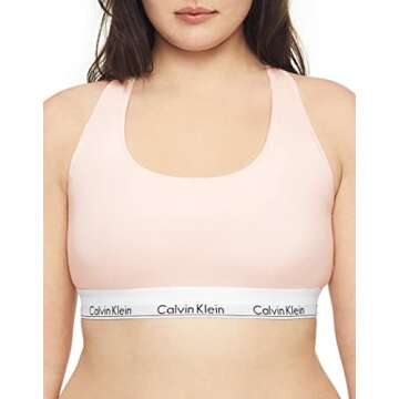 Calvin Klein Modern Cotton Unlined Wireless Bralette - Nymph's Thigh
