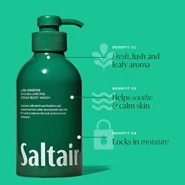 Saltair Body Wash (Lush Greens) - 2 Pack