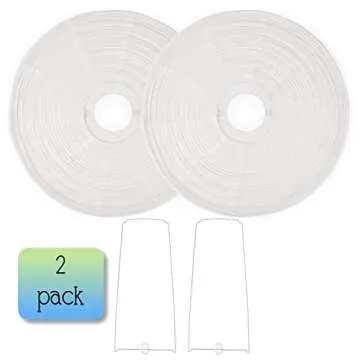 Buy Elegant White Oval Crepe Paper Lanterns - 22"