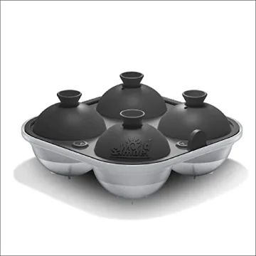 Samuelworld 4 x 2.5 Inch Ice Ball Maker for Cocktails