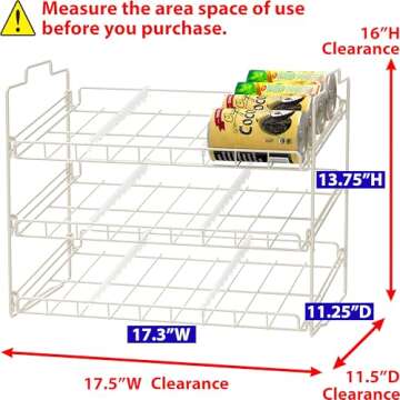 Deco Brothers Stackable Can Rack Organizer for Kitchen