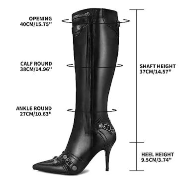 Dsevht Women's Stiletto Knee High Boots for All Occasions