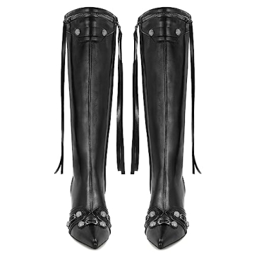Dsevht Women's Stiletto Knee High Boots for All Occasions
