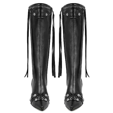Dsevht Women's Stiletto Knee High Boots for All Occasions