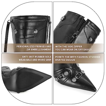 Dsevht Women's Stiletto Knee High Boots for All Occasions