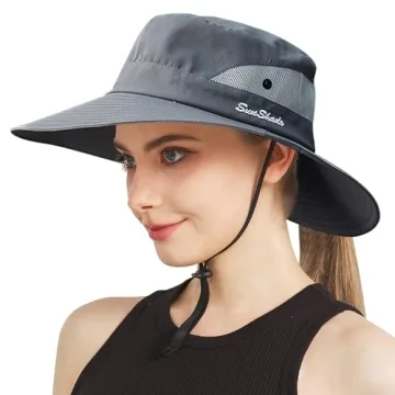 NPJY Ponytail Sun Hat – Stylish UPF 50+ Protection for All Outdoor Activities