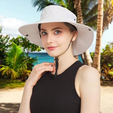 NPJY Ponytail Sun Hat for Outdoor Fun with UPF 50+