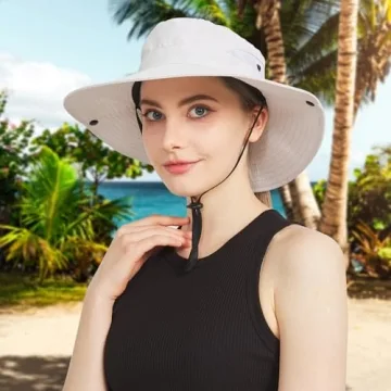 NPJY Ponytail Sun Hat for Outdoor Fun with UPF 50+