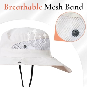 NPJY Ponytail Sun Hat for Outdoor Fun with UPF 50+