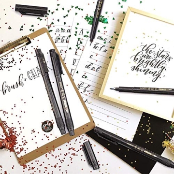 MISULOVE Brush Markers Set for Calligraphy and Art