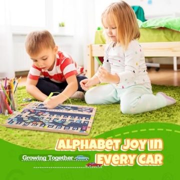 Magnetic Alphabet Maze for Toddler Learning Fun