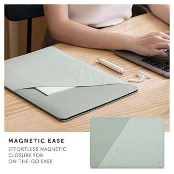 Premium MacBook Sleeve with Magnetic Closure & Pocket