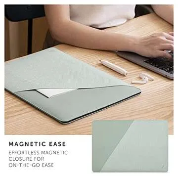 Premium MacBook Sleeve with Magnetic Closure & Pocket