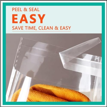 iMailer 200 Pcs Clear Resealable Cellophane Bags