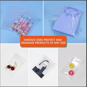 iMailer 200 Pcs Clear Resealable Cellophane Bags