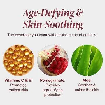 Mineral Fusion Pressed Powder Foundation, Warm 5 - Tan Skin w/Golden Undertones, Age Defying Foundation Makeup with Matte Finish, Talc Free Face Powder, Hypoallergenic, Cruelty-Free, 0.32 Oz