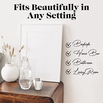 Elegant American Atelier Geometric Night Carafe Set