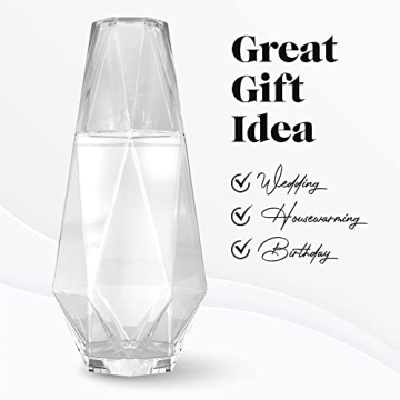 Elegant American Atelier Geometric Night Carafe Set