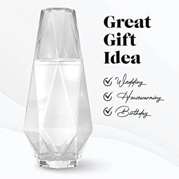 Elegant American Atelier Geometric Night Carafe Set