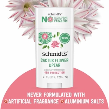Schmidt's Vegan Deodorant Cactus Flower & Pear 24-Hour
